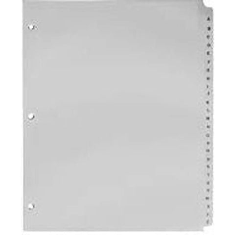 Divider Atoz Grey Lettered ColorWaves