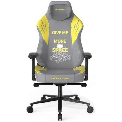 Dxracer Craft Pro Astronaut Gaming Chair - Grey/Yellow ColorWaves