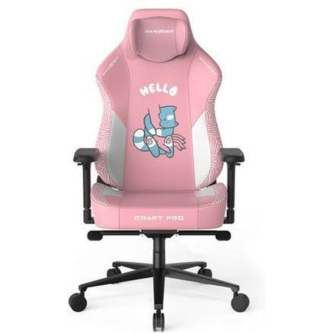 Dxracer Craft Pro Hallo Cat Gaming Chair - Pink ColorWaves