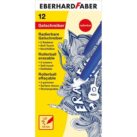 EBERHARD FABER Erasable Erase It Gel Pen - Blue ColorWaves