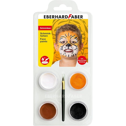 EBERHARD FABER Face paints set of 4 - Tiger ColorWaves
