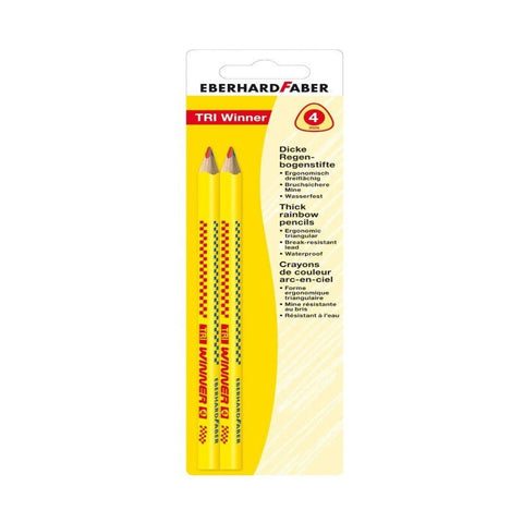 Eberhard Faber Colored Pencil TRI Winner Rainbow, set of 2 ColorWaves