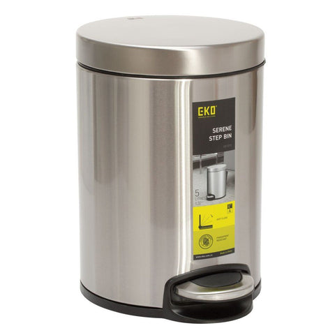 Eko Stainless Dustbin Luxury 5 Liter - EK9215-5L ColorWaves