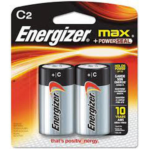 Energizer C Batteries, Premium Alkaline C Cell Batteries ColorWaves