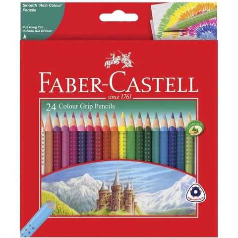 Faber Castell 24 Color Tri Grip Pencil ColorWaves