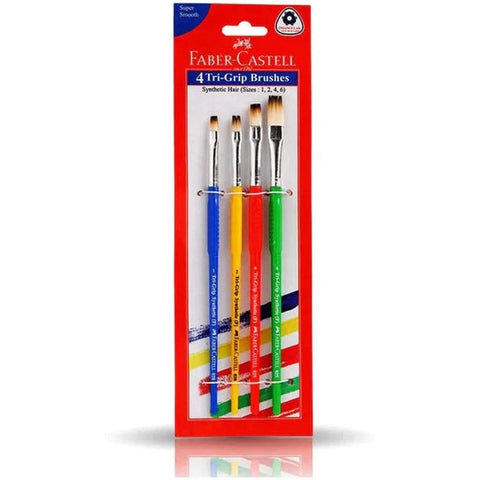 Faber Castell 4 Tri Grip Artist Brush ColorWaves