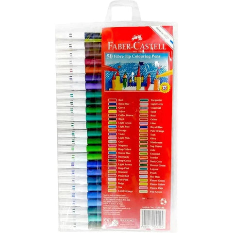 Faber Castell 50 Colored Markers ColorWaves