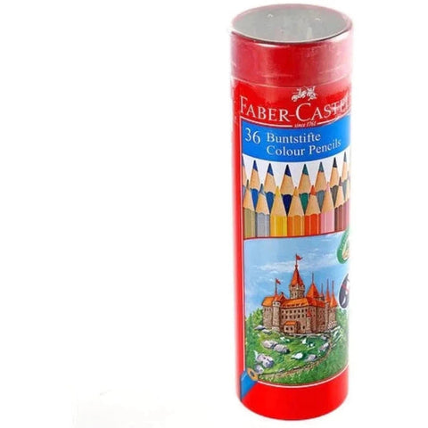 Faber Castell Colored Pencils Cylinder Case 36 Colors ColorWaves