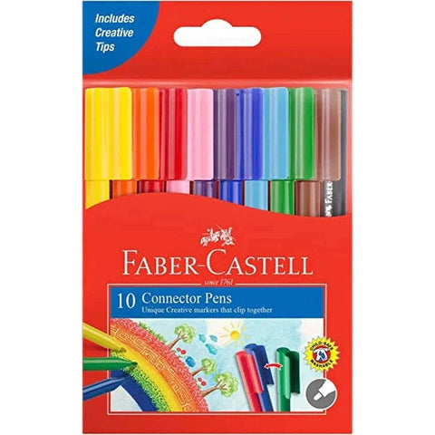 Faber Castell Connector Markers 10 Colors ColorWaves