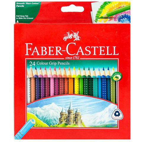 Faber Castell-Grip Color Pencil 24 Colors ColorWaves