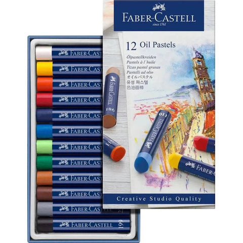 Faber Castell Oil Pastel 12 Colors ColorWaves