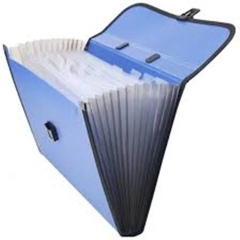 Foldermate 104 Expanding File Folder 13 Pockets ColorWaves