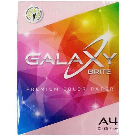 Galaxy Brite Color Paper A4 Pink ColorWaves