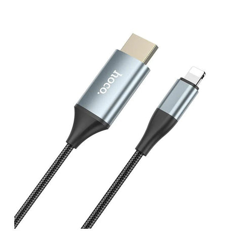 HOCO UA15 Lightning To HDMI Cable - Lightning / HDMI / 2 Meters / Black Hoco
