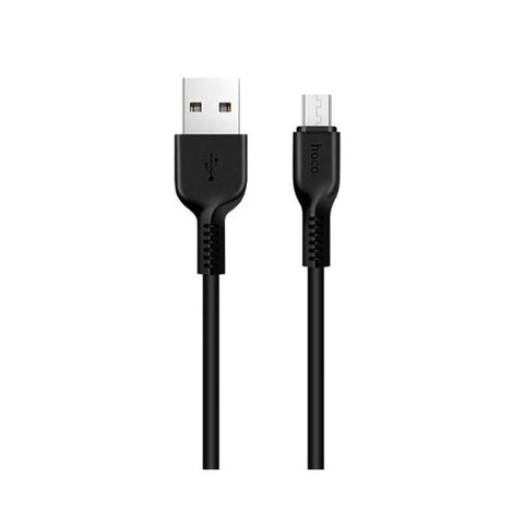 HOCO X20 Flash Charging Data Sync Cable - Micro USB / 2 Meters / Black Hoco