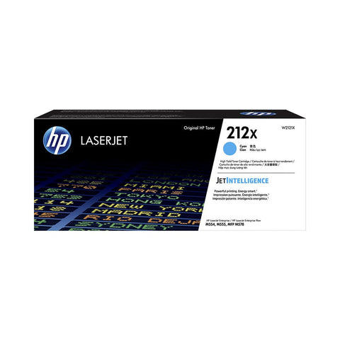 HP 212X High Yield Cyan Original LaserJet Toner Cartridge HP