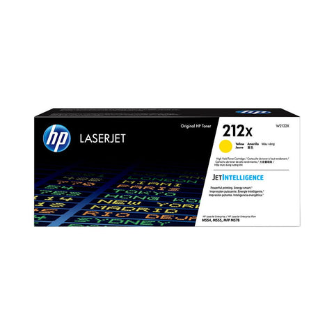 HP 212X High Yield Yellow Original LaserJet Toner Cartridge HP