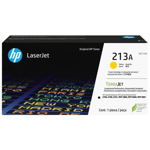 HP 213A Yellow Original LaserJet Toner Cartridge - 3000 Pages / Yellow Color / Toner Cartridge HP