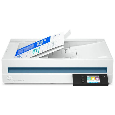 HP ScanJet Pro N4600 fnw1 - 40ppm / 1200dpi / A4 / LAN / Wi-Fi / USB / Flatbed ADF Scanner HP
