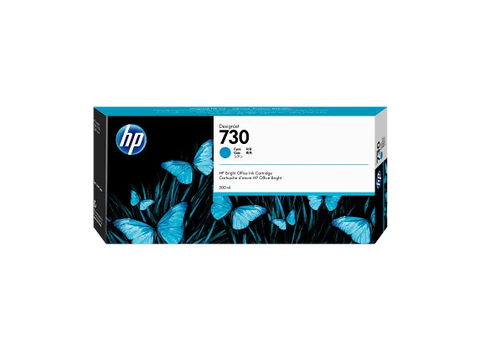HP 730 300-ml Cyan DesignJet Ink Cartridge (P2V68A) HP