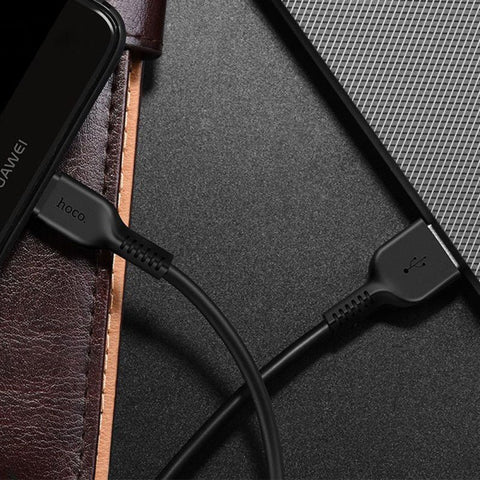 Hoco X20 Flash Charging Data Sync Cable - USB-C / 3 Meters / Black Hoco