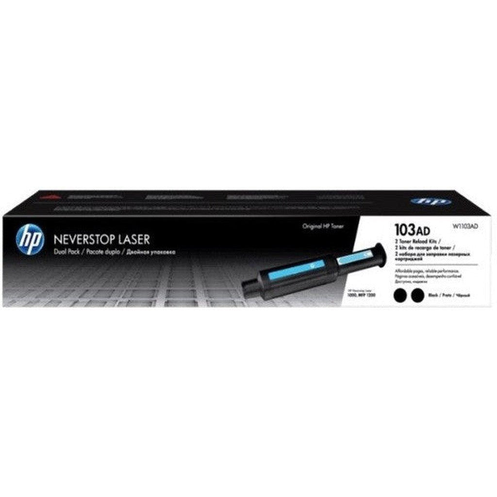 Hp 103Ad Dual Pack Black Original Neverstop Laser Toner W1103Ad Black HP