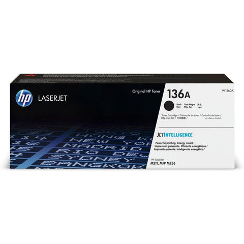 Hp 136A Black Original Laserjet Toner Cartridge W1360A HP