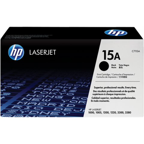 Hp 15A Black Original Laserjet Toner Cartridge C7115A HP