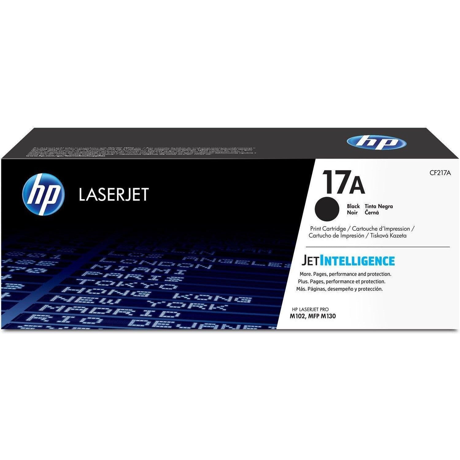 Hp 17A Black Original Laserjet Toner Cartridge Cf217A HP