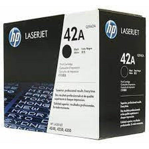 Hp 42A Black Original Laserjet Toner Cartridge Q5942A HP