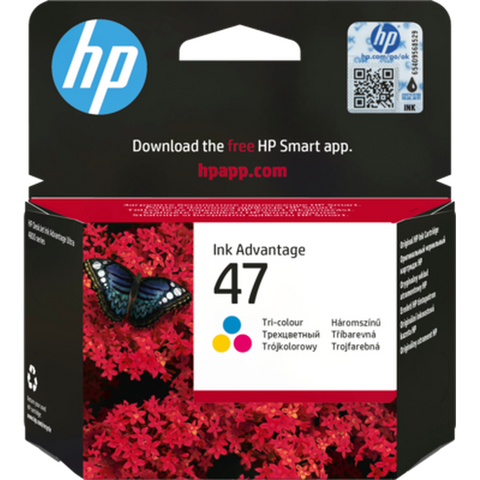 Hp 47 Tri-Color Original Ink Cartridge HP