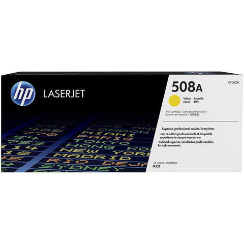 Hp 508A Yellow Original Laserjet Toner Cartridge Cf362A HP