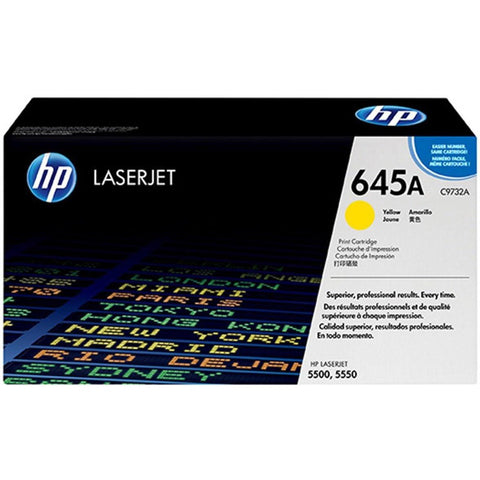 Hp 645A Yellow Laserjet Toner Cartridge C9732A HP