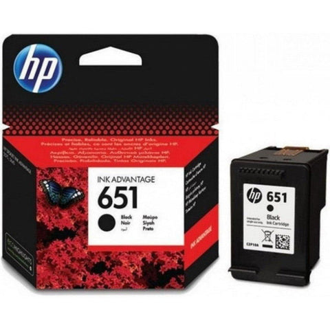 HP 651 Black Ink Cartridge - 600 Pages / Black Color / Ink Cartridge HP