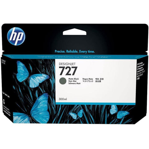 Hp 727 Matte Black Ink Cartridge 300Ml C1Q12A HP