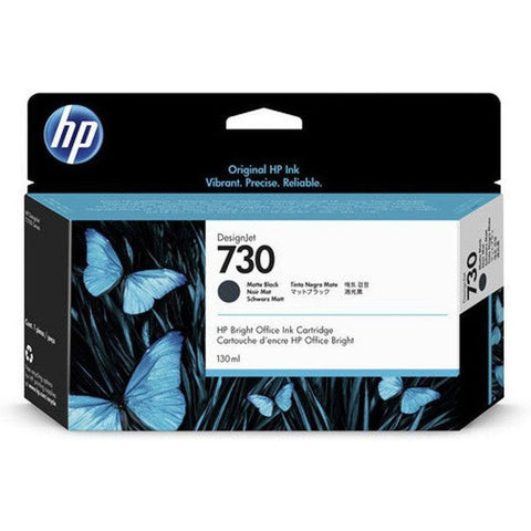 Hp 730 Matte Black Ink Cartridge 130Ml P2V65A HP
