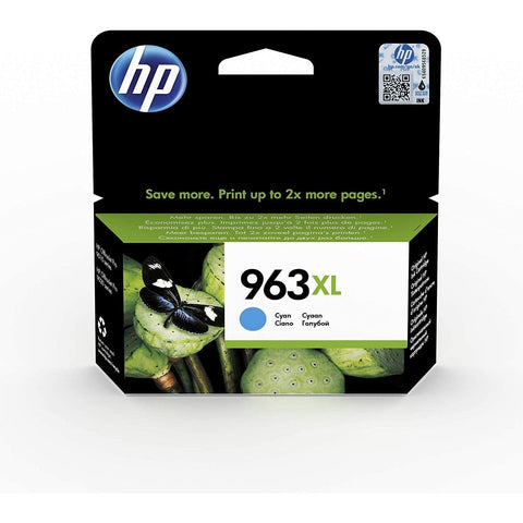 HP 963XL High Yield Cyan Original Ink Cartridge - 1600 Pages / Cyan Color / Ink Cartridge HP