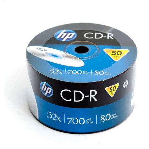 Hp Cd R 700Mb 50 Blank Cd/Compact Disk Wrap HP