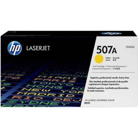 Hp Ce402 Yellow Toner Cartridge 507A HP