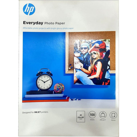 Hp Everyday Photo Paper A4 25 Pages 250 Gsm Glossy HP