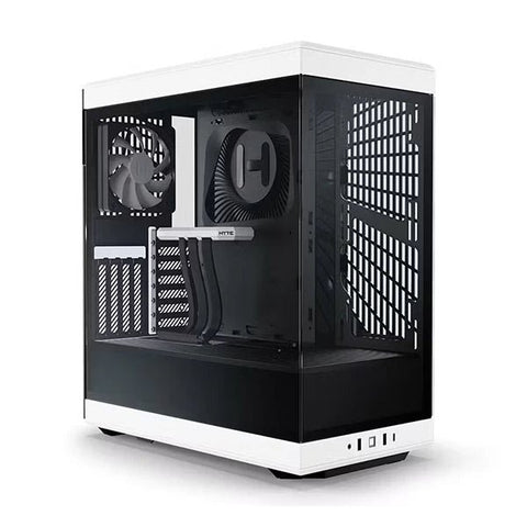 Hyte Y40 Mid Tower Case - Black and White ColorWaves