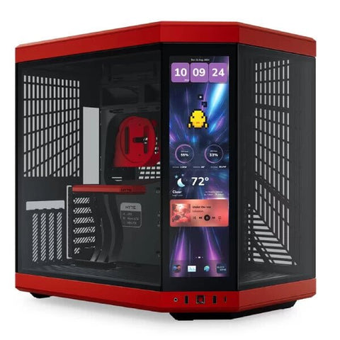Hyte Y70 Touch Infinite Mid Tower Cabinet - Black Cherry ColorWaves
