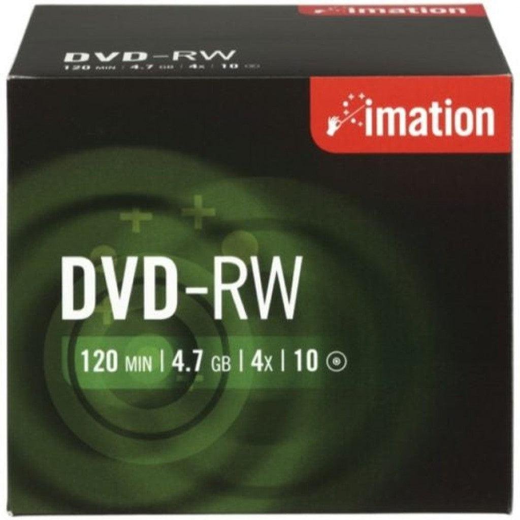 Imation 10Pk Jewel 4X Dvd-Rw 4.7Gb (17263) ColorWaves
