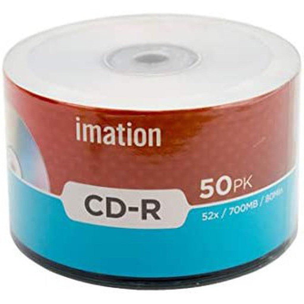 Imation Cd-R / 700Mb – Shrink Wrap – Pack Of 50 Cds ColorWaves