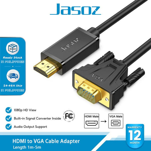 JASOZ HDMI To VGA Cable 2M Jasoz