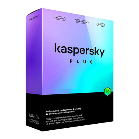 Kaspersky Plus Security 5 Devices, 1 Year, Arabic/English Kaspersky