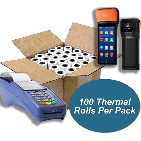 Knet / K Net Receipt Roll 57 X 40 Mm (100 Rolls) ColorWaves