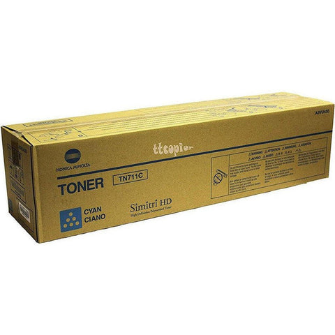 Konica Minolta Tn-711C Cyan Toner Cartridge ColorWaves