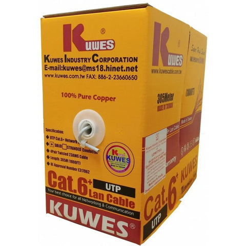 Kuwes Utp Cat6+ Cable 305 Meter Kuwes