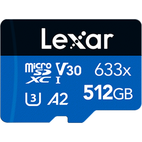 Lexar High-Performance 633X Microsdhc/Microsdxc Uhs-I Card - 512Gb ColorWaves